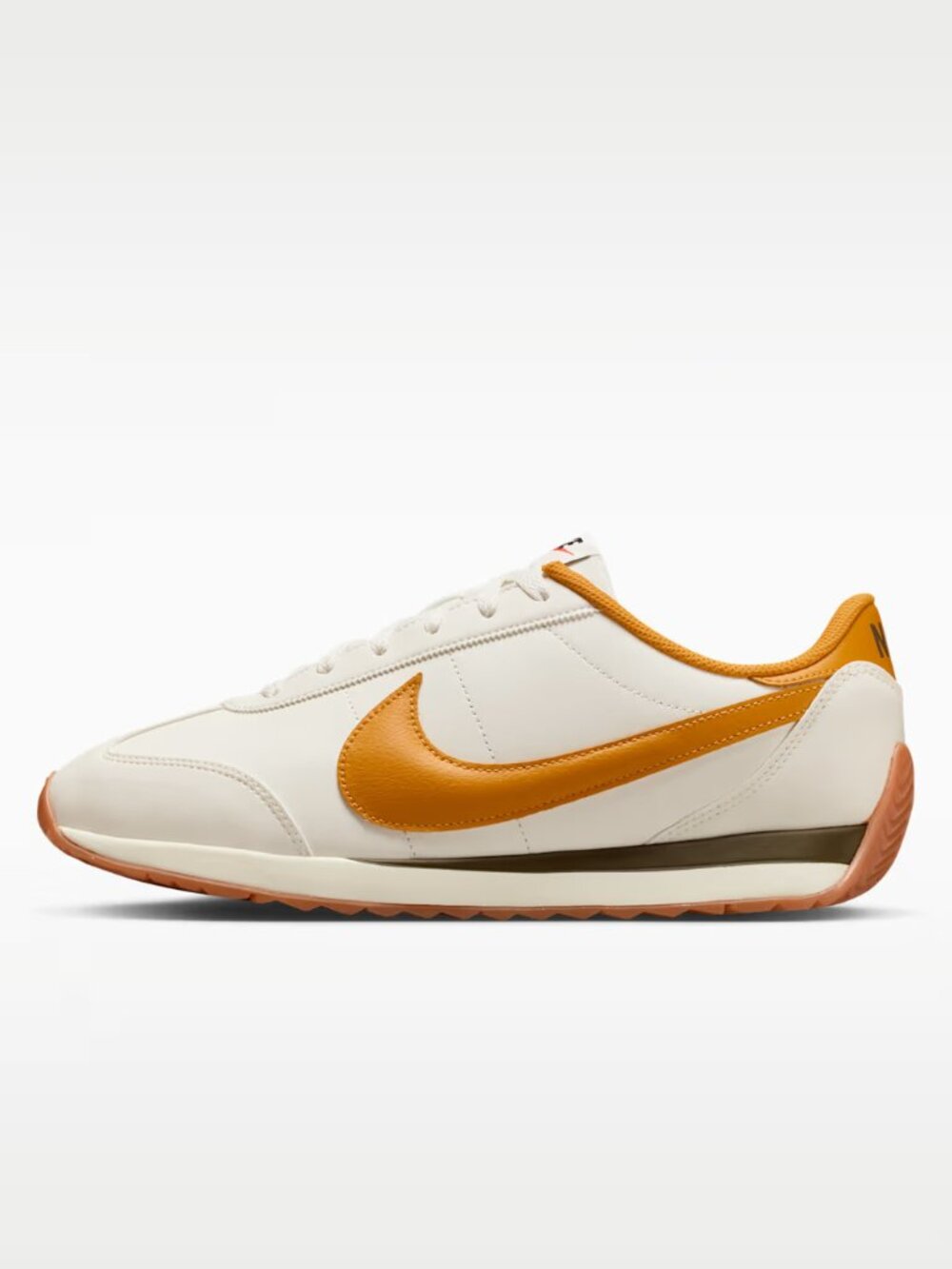 Nike Pacific White Leather Desert Ochre Orange Shoes Sneakers Men's Size 12 RARE